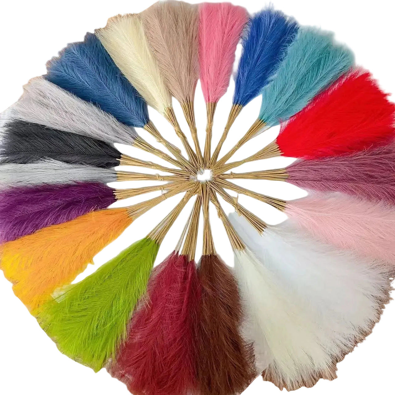 Tejesa Artificial Pampas Grass Decor Flowers Fake Plant Reed for DIY Floral Table Arrange Flower Wedding Home Christmas Decoration
