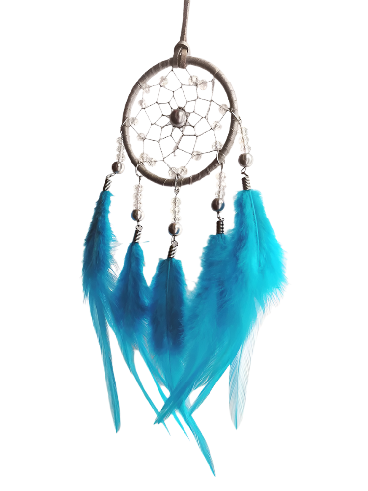 Hemasa Hand-woven   Feather Wind  Chime   Dream Catcher for Valentine's Day Gift Bedroom Hanging Ornaments Home Decoration