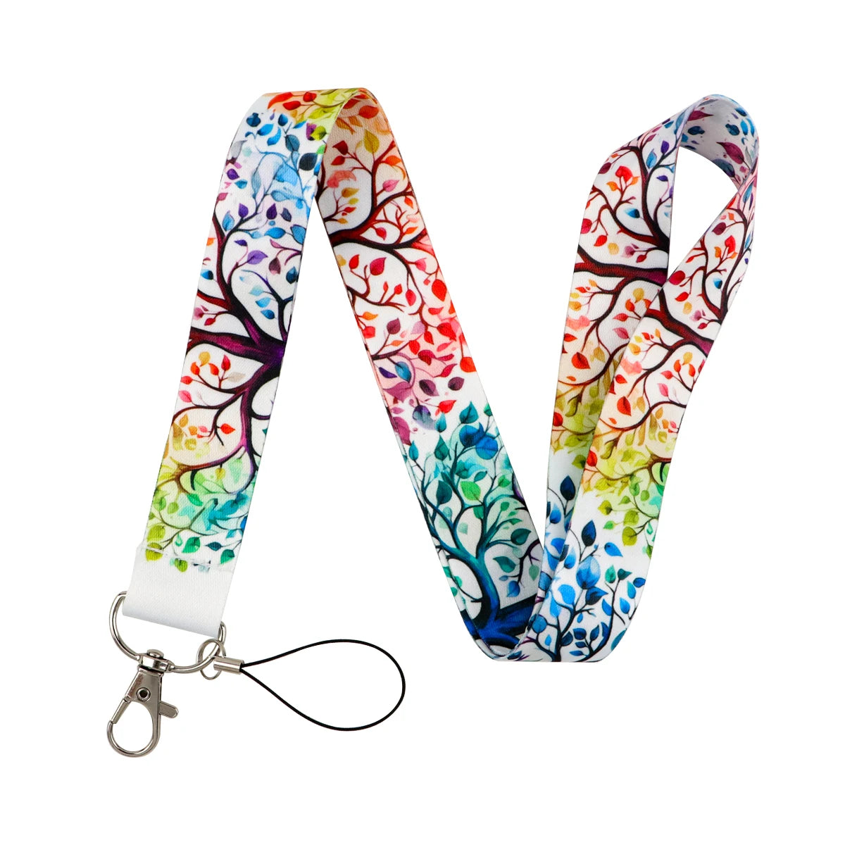 Strawberry Cell Phone Lanyard Neck Strap Hanging Lanyards for Keys ID Card Employee Card Badge Holder Leaf Neck Strap