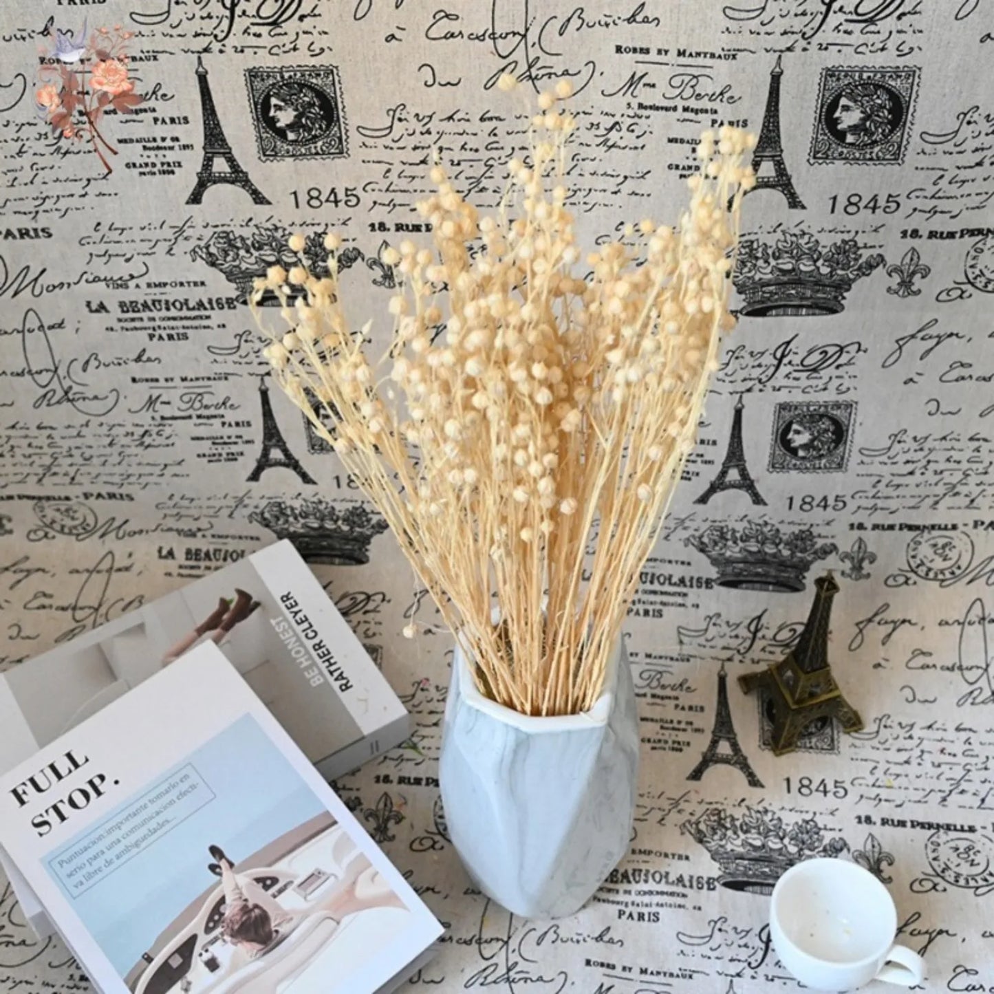 Natural Dried Flowers Linen Grass Bouquets Preserved Real Plants for Home Room Decor DIY Material Wedding Decoration Epoxy Resin