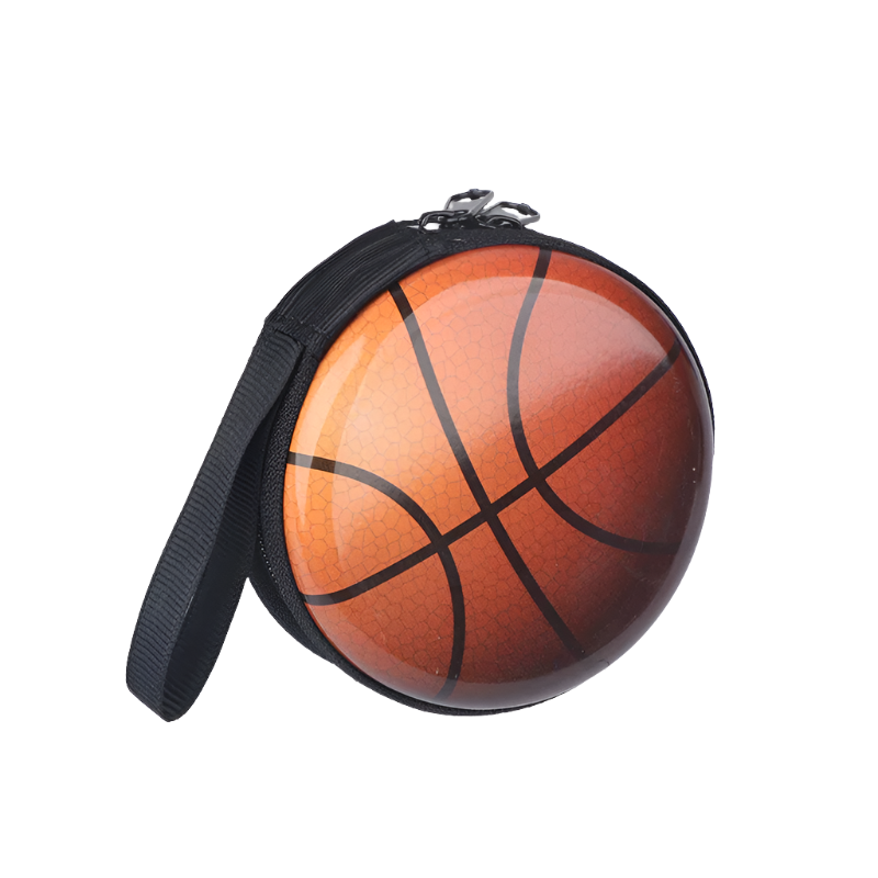 Heamsa  Cartoon Ball Pattern Coin Purse For Kid Boys Girls Small Gift Fashion Change Purses Mini Wallets Zipper Storage Box