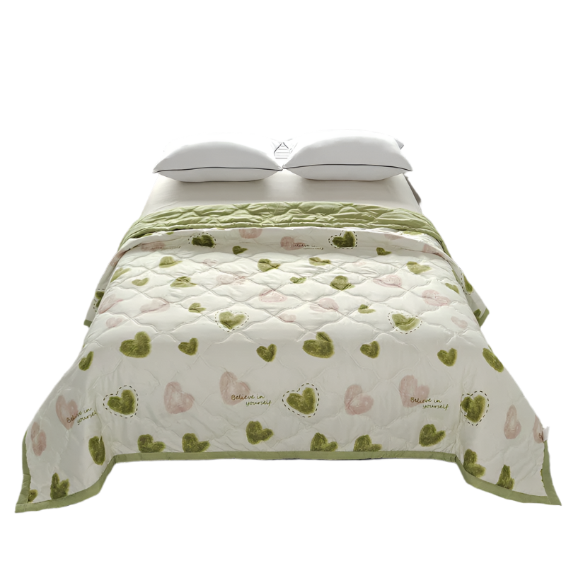 Hemasa Quilted summer single double bed light Printed quilt core Air conditioning quilting twin queen size duvet Thin plaid comforter