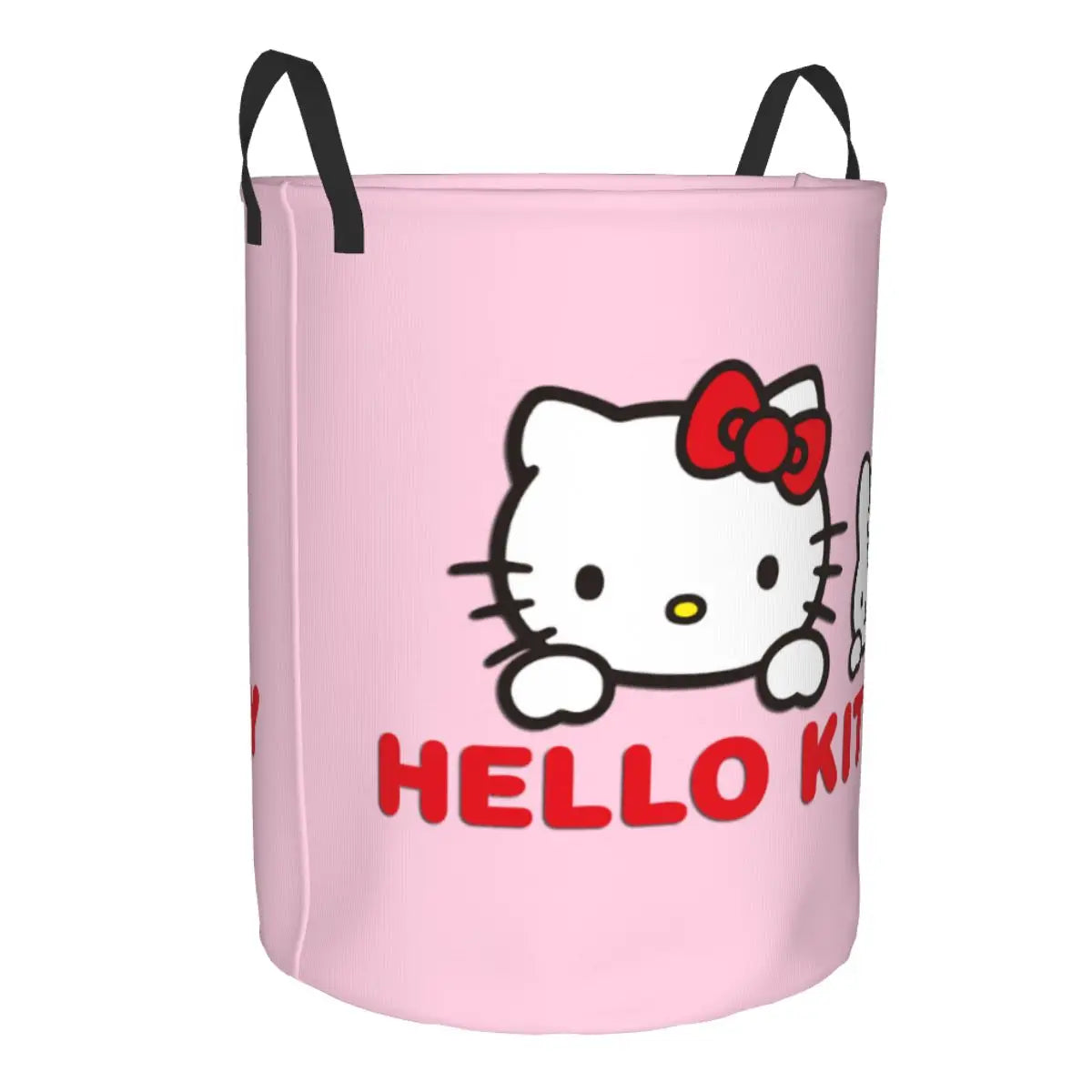 Hemasa Hello Kitty Laundry Basket Large Storage Basket Cartoon Sanrio Girls Boys Toy Organizer