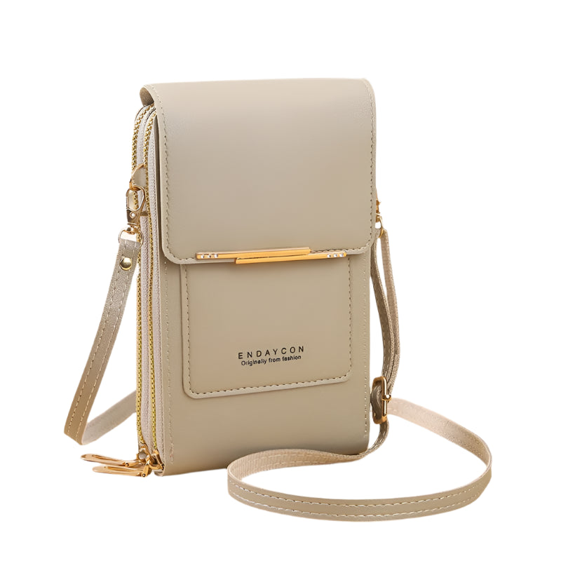 Hemasa  Touch Screen Lock Cell Phone Bag/ Women's Mobile Phone Card Holder Crossbody Shoulder Bag