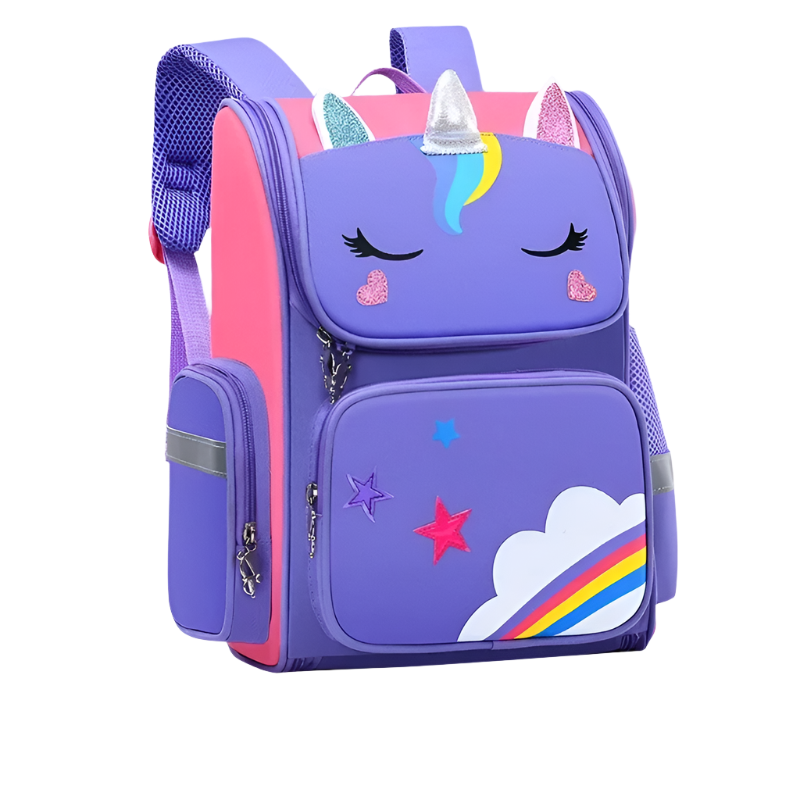 Hemasa  Schoolbag Cute Student School Backpack Cartoon Unicorn Bagpack Primary School Bags for Teenage Girls Kids