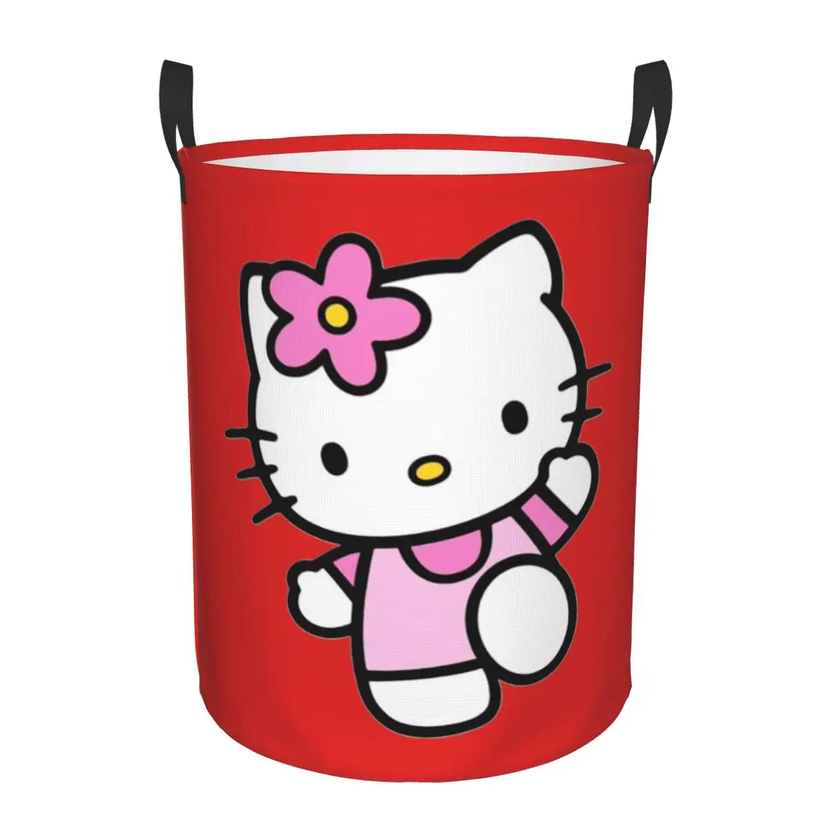 Hemasa Hello Kitty Laundry Basket Large Storage Basket Cartoon Sanrio Girls Boys Toy Organizer
