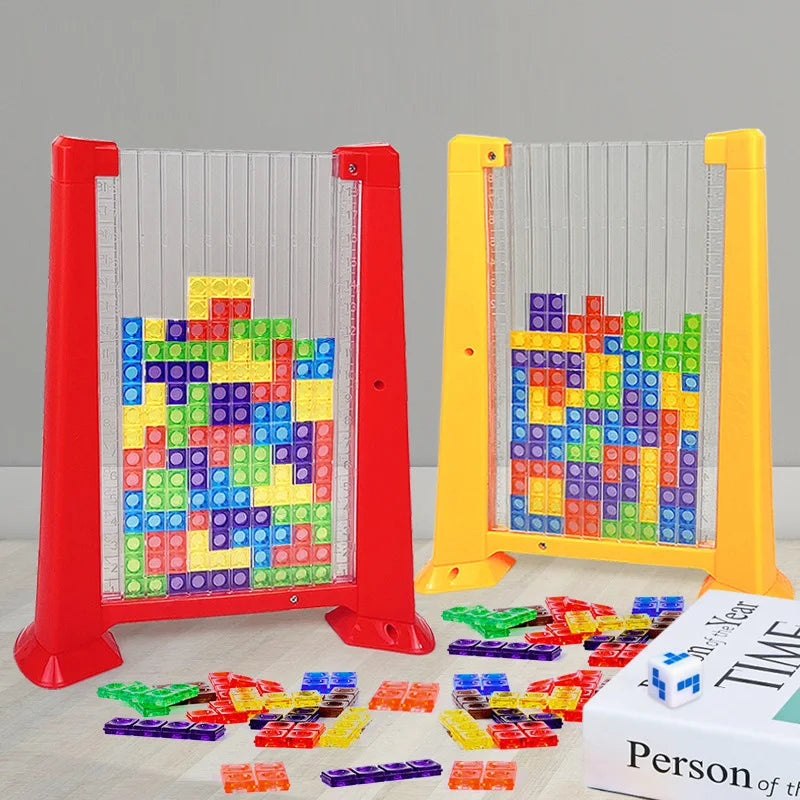 Hemasa 3D Three-dimensional Jigsaw Puzzle Toy Creative Desktop Game Building Blocks Tangram Math Interactive Kids Educational Toy