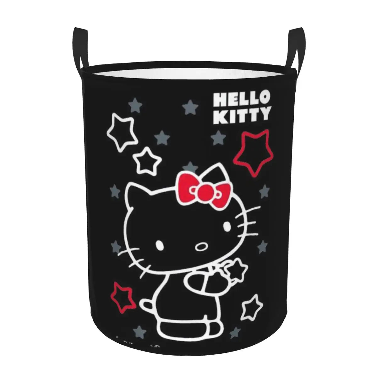 Hemasa Hello Kitty Laundry Hamper Large Storage Basket Cartoon Sanrio Girls Boys Toy Organizer (