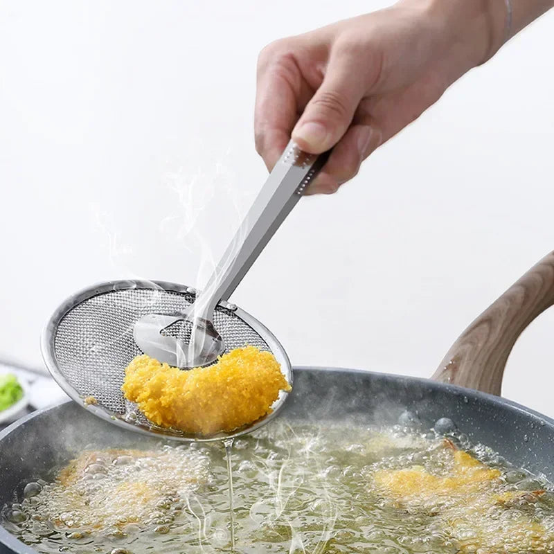 Hemasa  Multifunction Stainless Steel Sieve Filter Spoon Fried Food Oil Strainer Clip Handheld Cooking Tools Gadgets