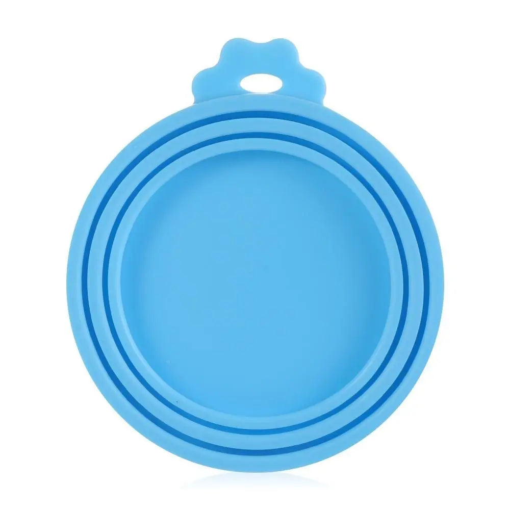 Hemasa 3 In 1 Silicone Canned Lid Reusable Food Tin Cover Keep Fresh Kitchen Organization Pet Supplies