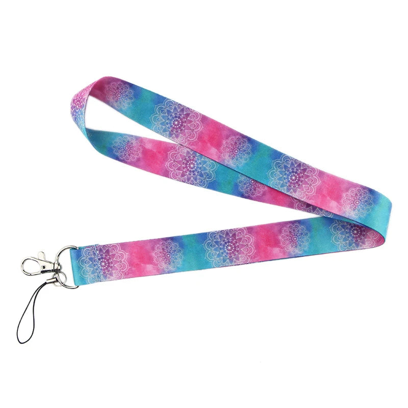 Tejesa Little daisy Lanyard for Key Cute Neck Strap Card ID Badge Holder Key Chain Accessories Wholesale