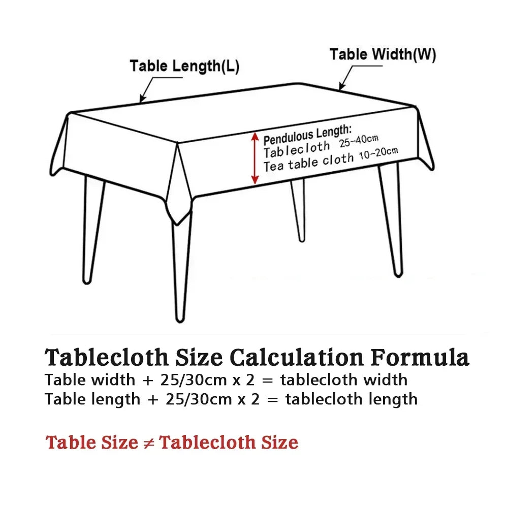 Hemasa Cotton Linen Bohemian Tablecloth Waterproof and Oilproof Tassel, Dinner Camping Table Cloth Wedding Party Tablecloths Geometric