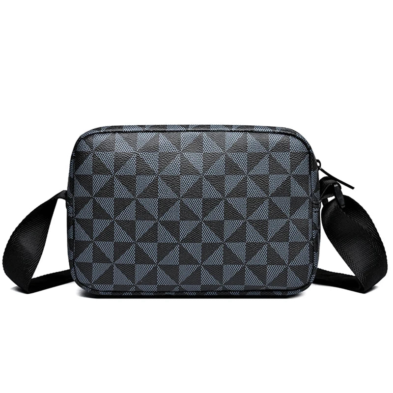 Top-Quality Pu Leather Men Waist Packs Business Crossbody Bags for Male Fashion Travel Storage Phone Shoulder Bags Clutch Bag