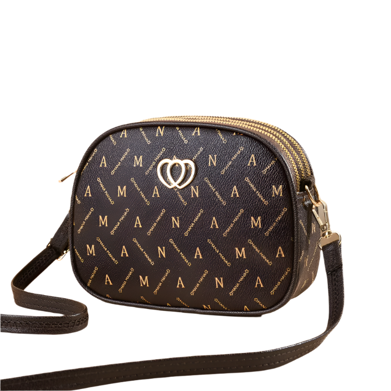 Hemasa 3 Zipper Women Crossbody Shoulder    Large Capacity Female Bag  Heart-shaped handBag