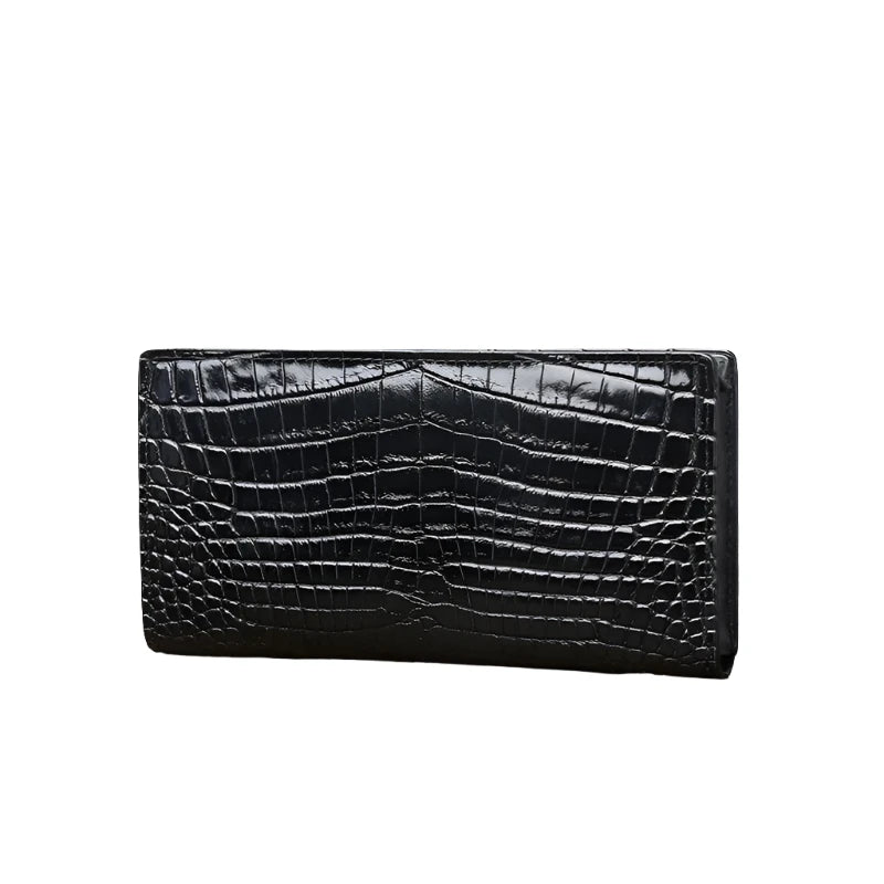 Hemasa Crocodile  Pattern men's leather wallet multifunctional and multi card slot men wallet men bag