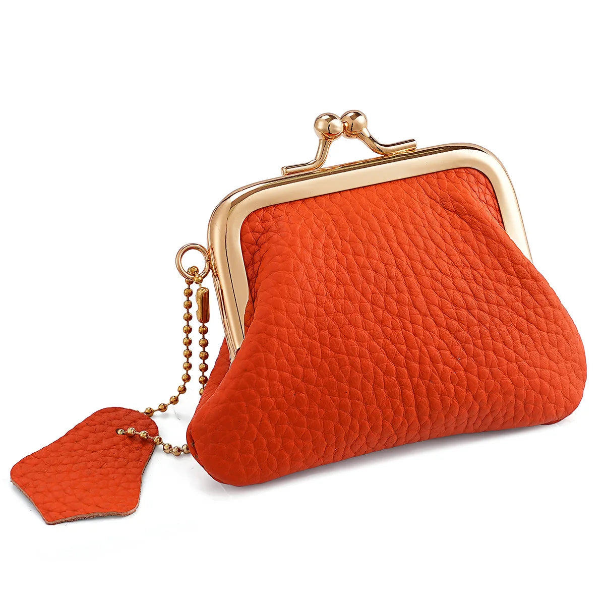 Tejesa  Multi-Color Genuine Leather Mini Coin Purse Compact Change Wallet Top Layer Cowhide Women Small Wallet
