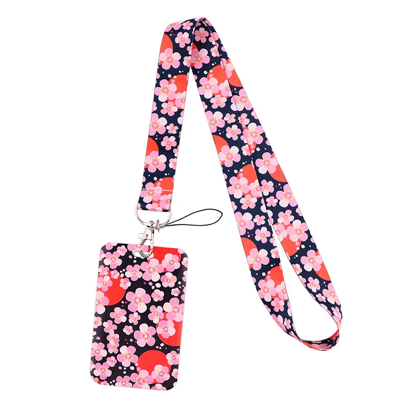 Tejesa Little daisy Lanyard for Key Cute Neck Strap Card ID Badge Holder Key Chain Accessories Wholesale