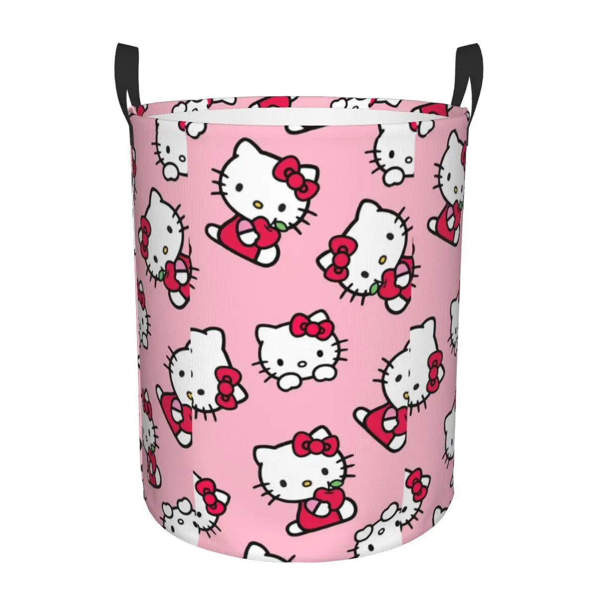Hemasa Hello Kitty Laundry Hamper Large Storage Basket Cartoon Sanrio Girls Boys Toy Organizer (