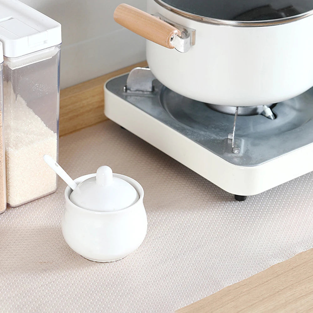 Hemasa 1PC Eva Drawer Waterproof Mat Kitchen Refrigerator Mat / Non-Slip Table Mat Wardrobe Shoe Cabinet Mat