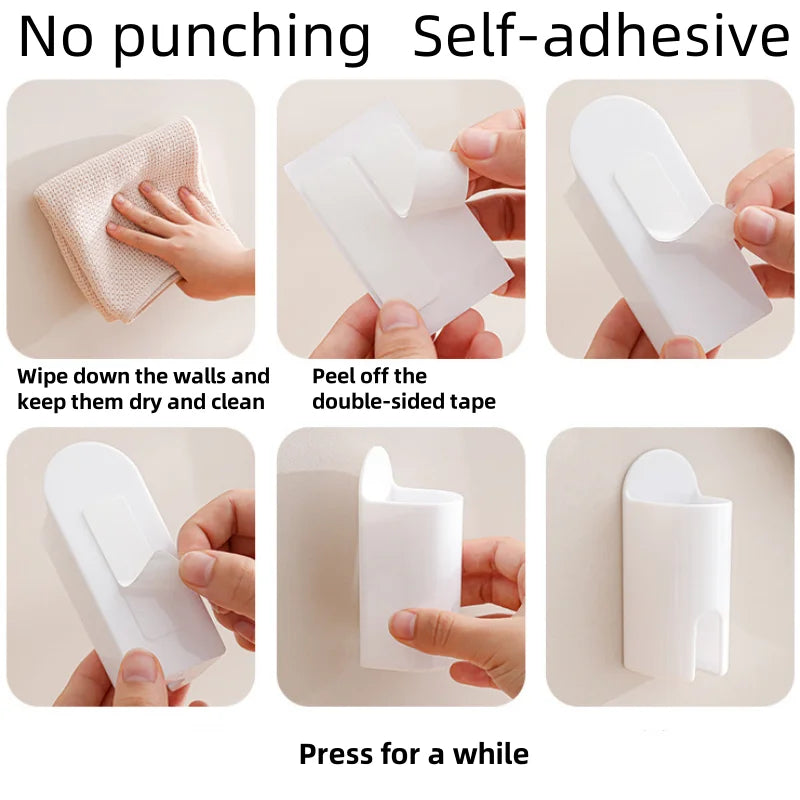 Hemasa Self Adhesive Electric Toothbrush Holder Wall Mount Tooth Brush  Holder