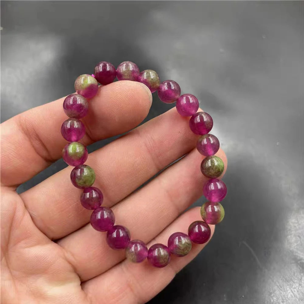 Hemasa Natural Crysyal watermelon tourmaline Bracelet