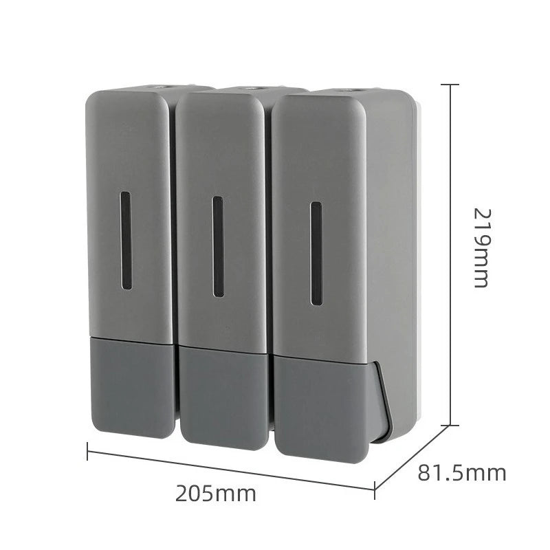 Tejesa 250ml wall hanging free punching manual bathroom soap dispenser hand soap shampoo hotel Hotel Shampoo Shower soap dispenser