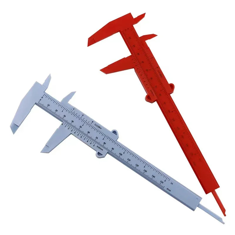 Hemasa 2Pcs Vernier Caliper/Plastic Caliper/Plastic Vernier Caliper, Student Caliper,Experimental Measurement Tool