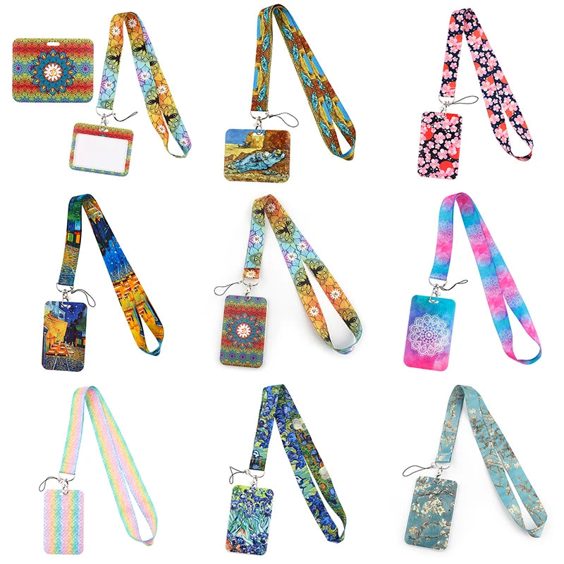 Tejesa Little daisy Lanyard for Key Cute Neck Strap Card ID Badge Holder Key Chain Accessories Wholesale