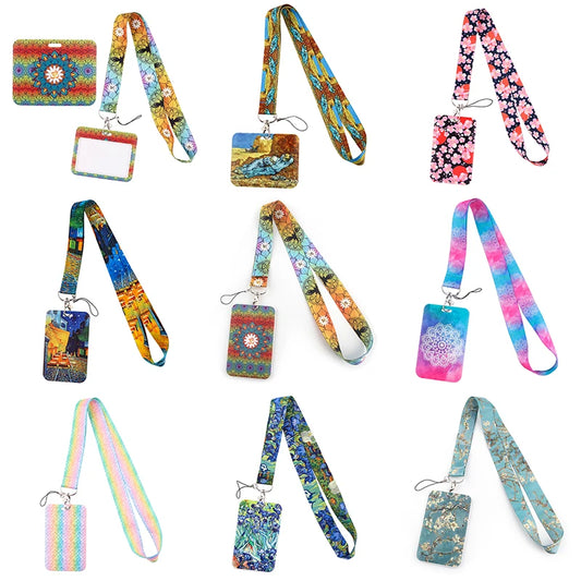 Tejesa Little daisy Lanyard for Key Cute Neck Strap Card ID Badge Holder Key Chain Accessories Wholesale