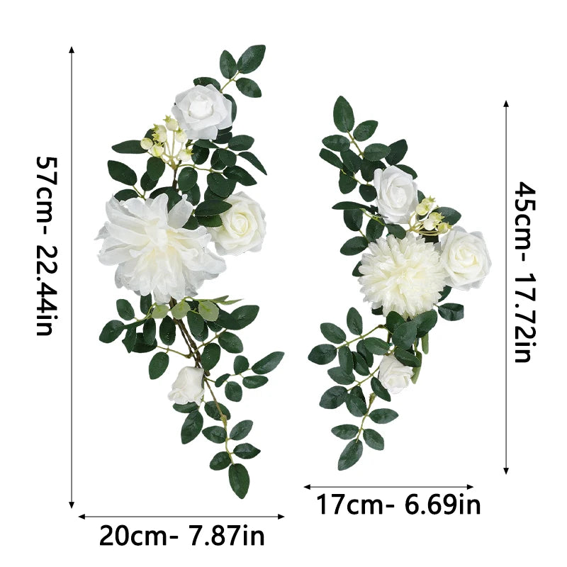 Tejesa Wedding Artificial Flowers /Decoration Rose Flower Row for Wedding/ Arches Home Front Door Decor