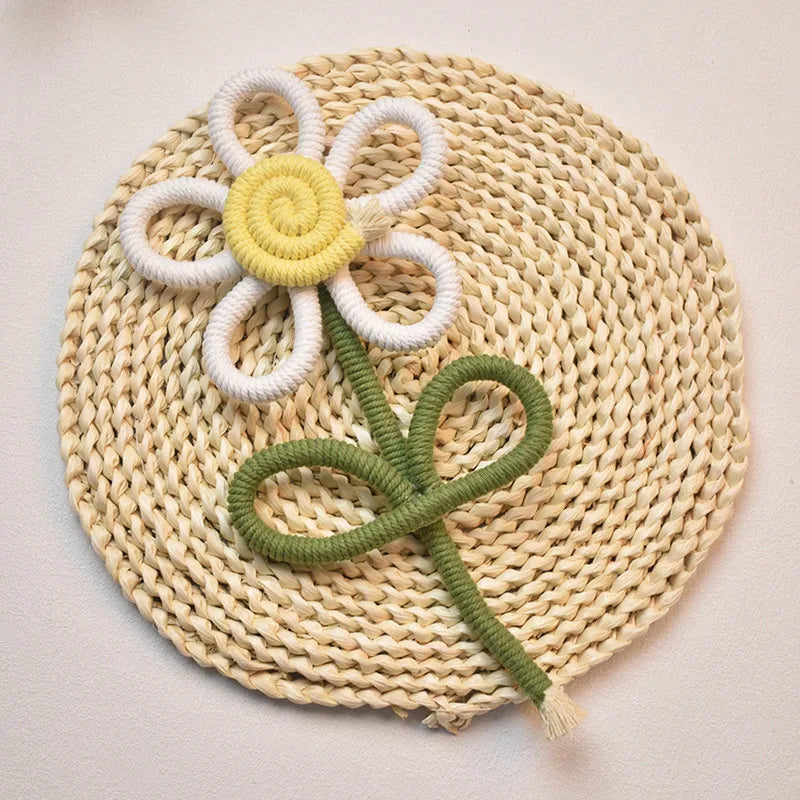 Hemasa Flower Wall  Decoration Hanging Pendant Handmade Floral Craft Nursery