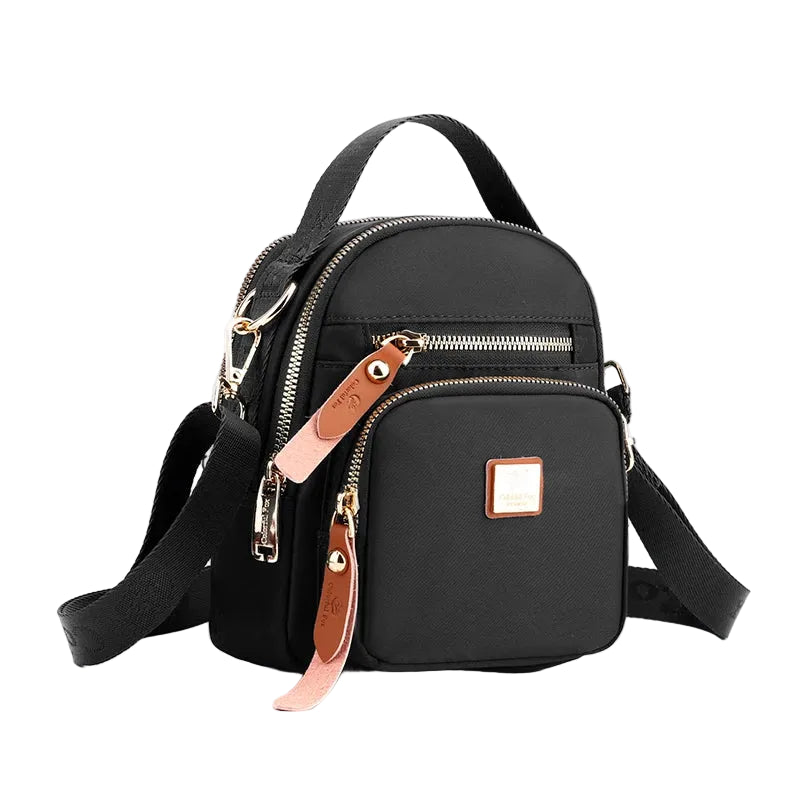 Tejesa Multi Pockets Women Shoulder Bag High Quality Durable Fabric Small Handbag Pretty Style Girls Shopping Phone Bag