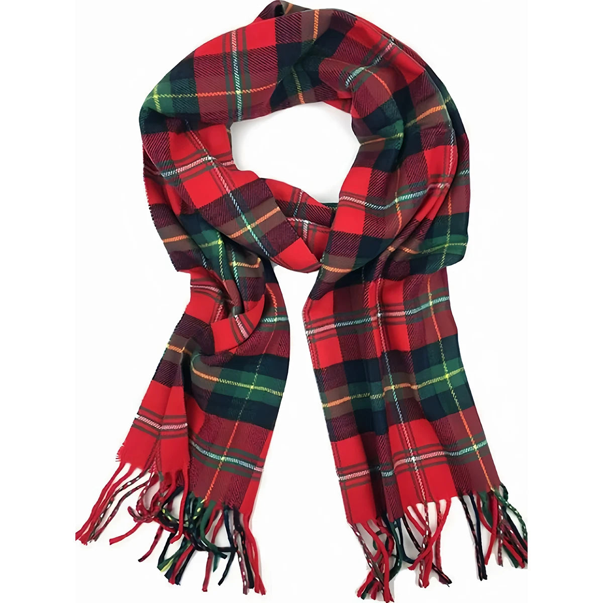 1pc classic plaid ultra soft and luxurious cashmere scarf suitable for both men and women in winter