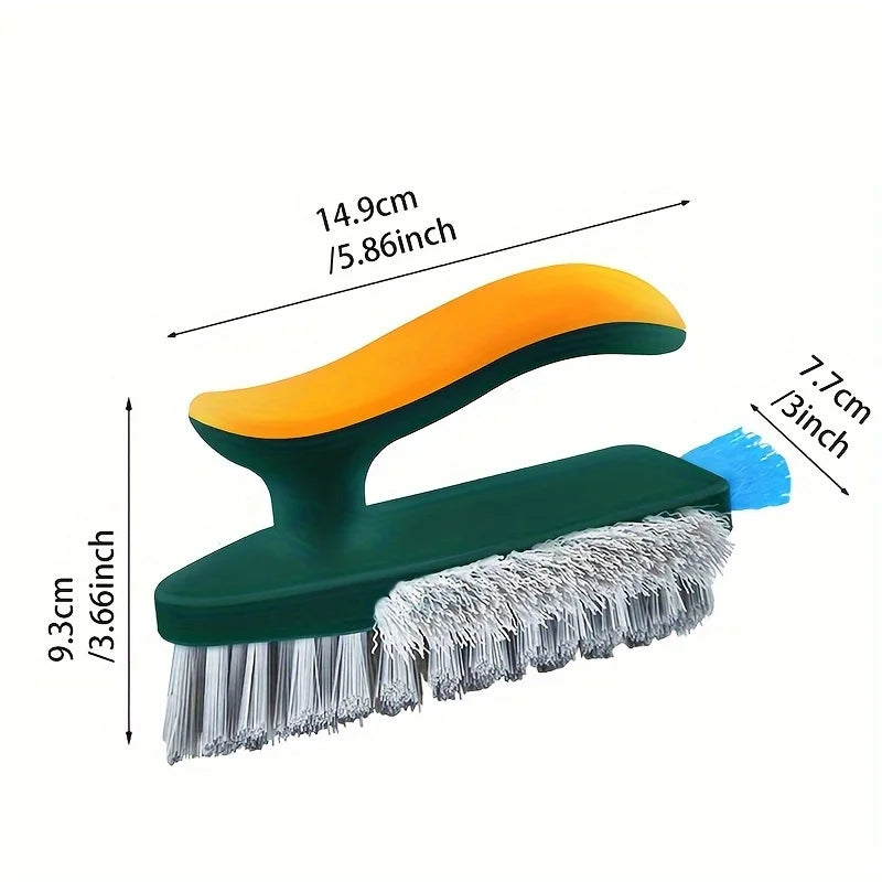 Tejesa 4 in 1 Brush Squeegee for Gap Groove Cleaning Tool Glass Scraper Kitchen Bathroom Floor Tire Cleaner Brushes Home Cleaning Brush