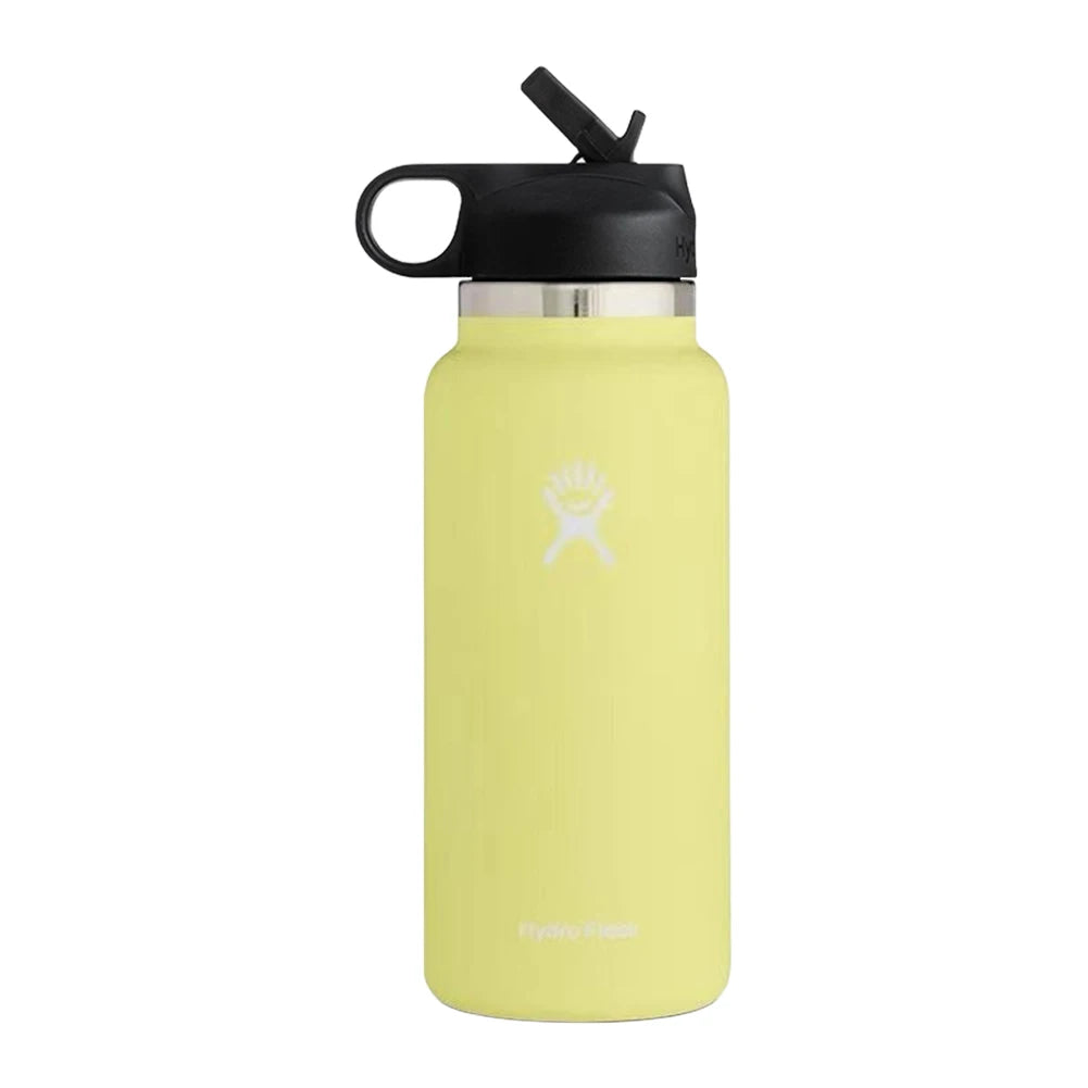 Hemasa 40oz Sports Water Bottle Insulated Vacuum Water Bottle Flex Cap Straw Lid Stainless Steel Vacuum Flask for Coffee Tea and Drinks