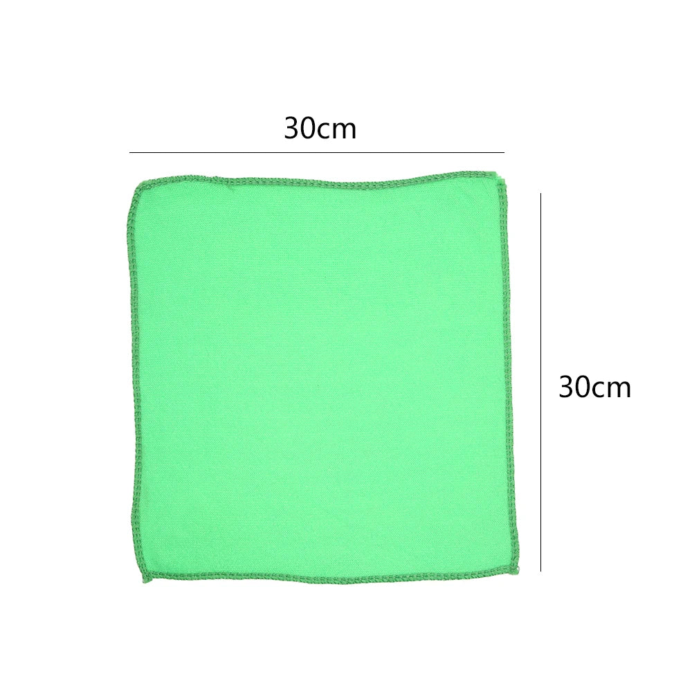 50/5pcs Cleaning Cloths Microfiber Towels Hanky Car Wash Drying Fabric Rag Reusable Auto Detail Polishing Cloth Home Clean Tool