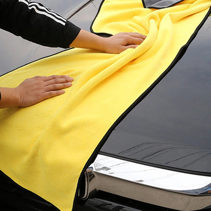 Hemasa  Microfiber Car Washing Towel 400GSM Double-Sided Coral Velvet Clean Towels