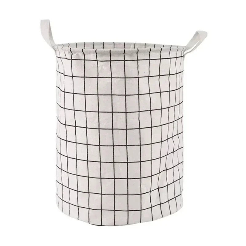 Hemasa  Bathroom Dirty Laundry Basket/Folding Laundry Clothes Hamper Bag /Home Storage Bag Organizers Cotton Laundry Baskets