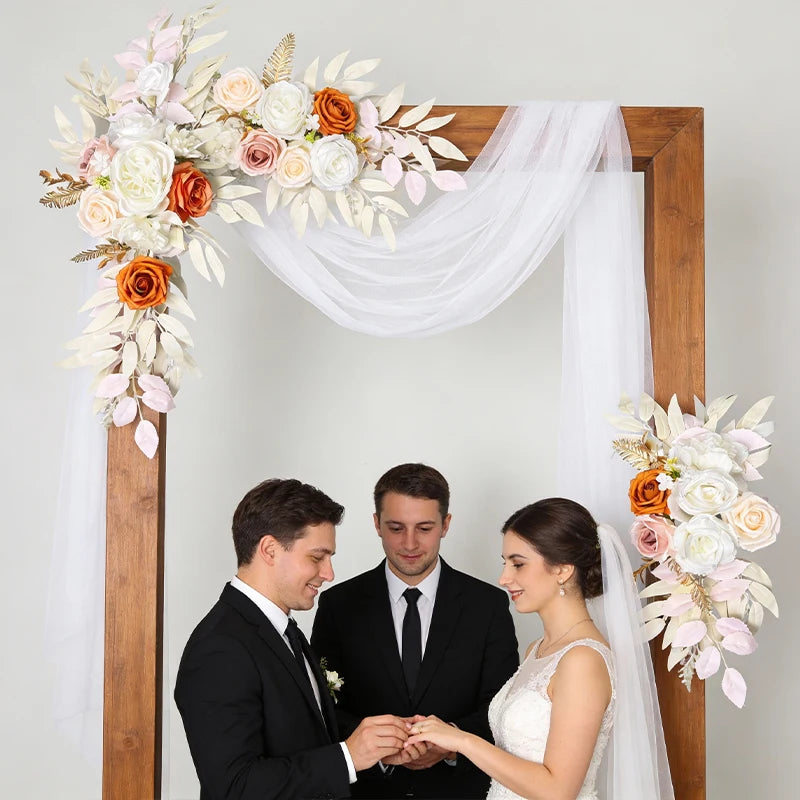 Tejesa Artificial Flower Arch for Home Decoration/Wedding/Festival/ Hotel and Auditorium