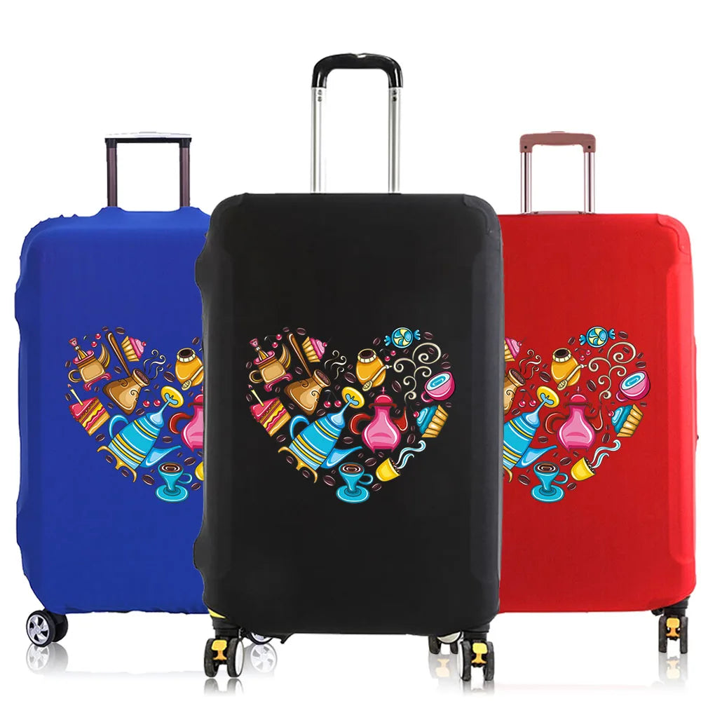 Tejesa Luggage Elastic Dust Cover/ 18-30 inch Suitcase Covers/ Baggage Protective Case printing Trolley cover
