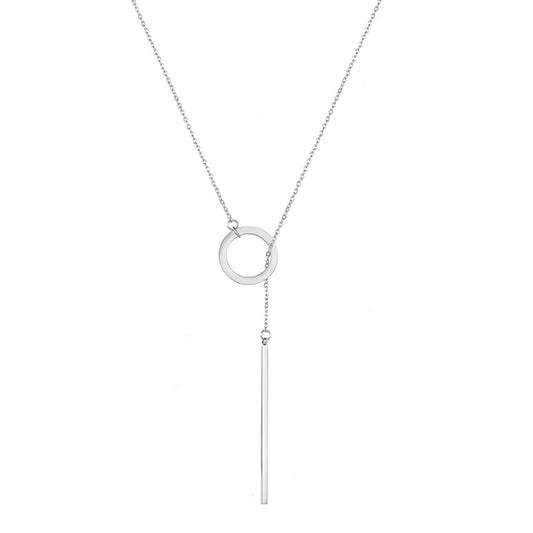 Stainless Steel Necklaces for Women Korean Pendant Gold Color Choker Necklace for Woman Fashion Jewelry