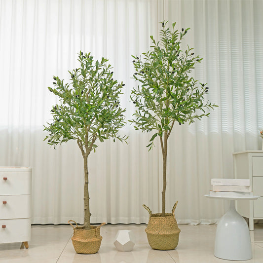 Artificial Olive Tree 120/150/180cm  Room Decoration Detachable Artificial Decorative Plants With Fruit For Home Garden Decor