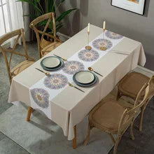 Tejesa  linen  Christmas decorative dining table coffee table cloth