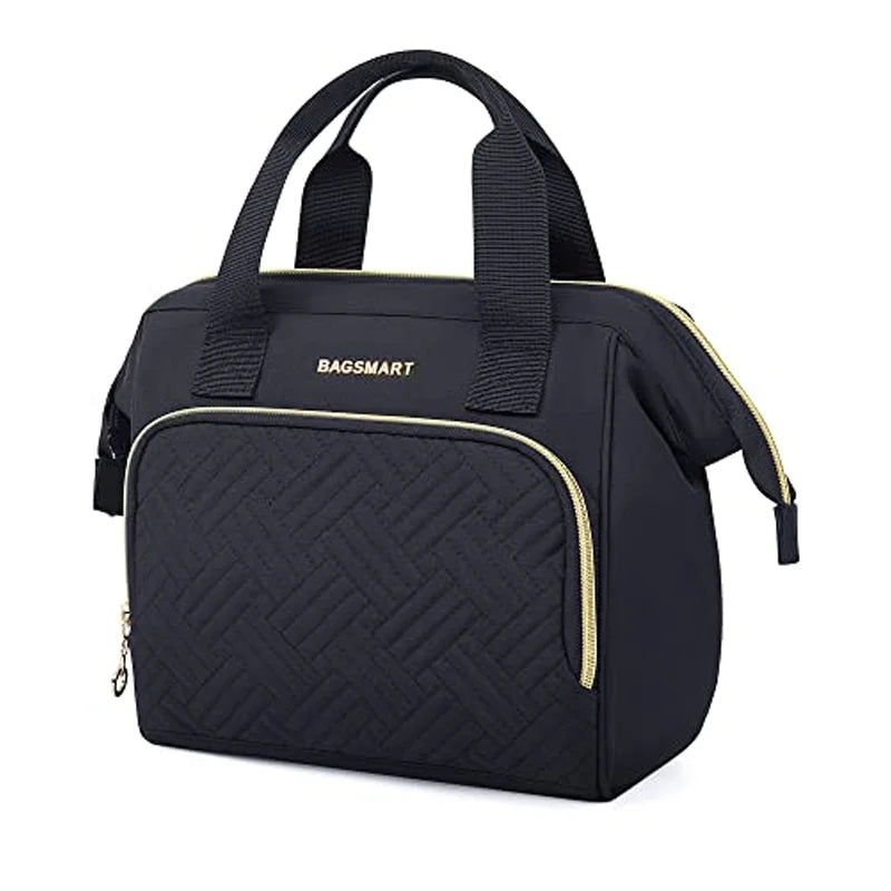 Hemasa  Cosmetic Bag with Wide-open and Carry Handle Toiletries Travel Organizer Case for Women