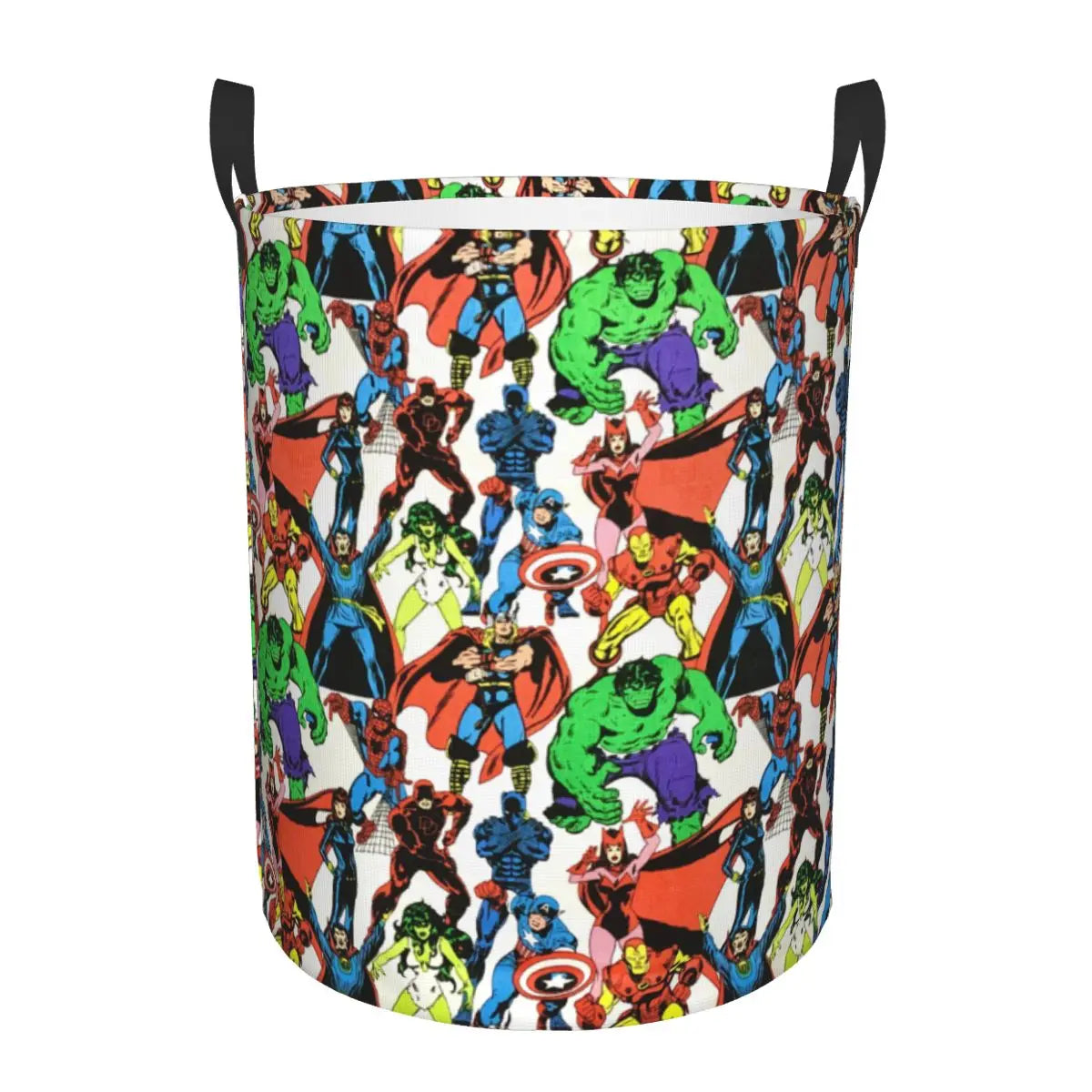 Hemasa Laundry Large Clothes Storage Basket  Comics Toys Bin Organizer for Nursery