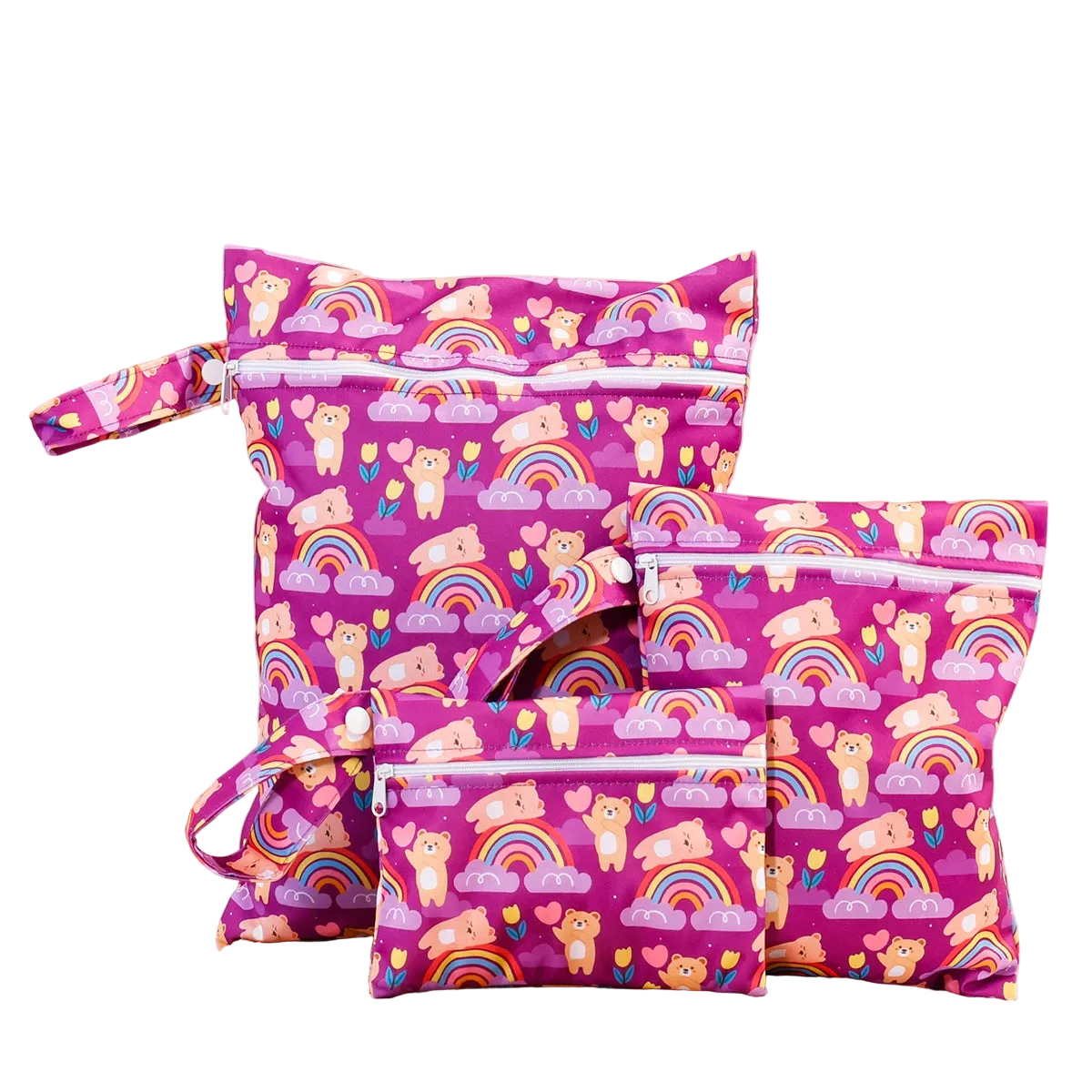 Tejesa 3pcs Set Washable Reusable Baby Blanket Storage Bag /Easy Carry Multifunctional Travel Bag