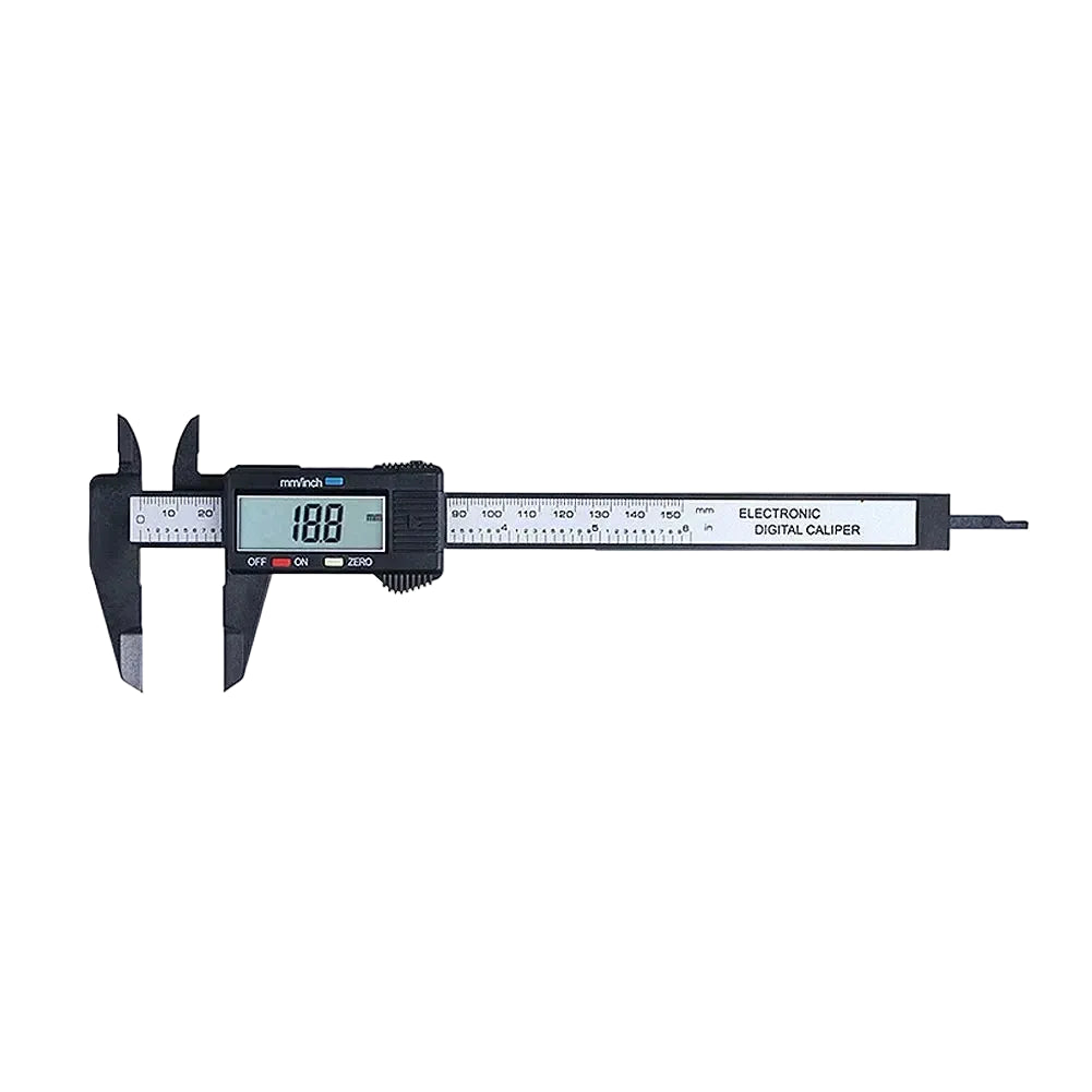 Tejesa 150mm 100mm Electronic Digital Caliper Carbon Fiber Dial Vernier Caliper Gauge Micrometer Measuring Tool Digital Ruler