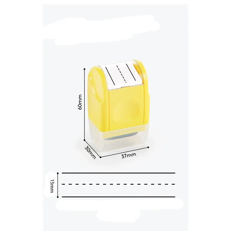 Hemasa Practice Roller Stamp Automatic Filling Ink Line Roll Stamp Teacher Stamp Sentence Strip Teacher Handwriting Exercise