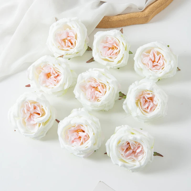 Artificial Flowers Silk Peony Home vase table Party Wedding Decoration Outdoor Garden Christmas Wreaths Flower Wall Scrapbooking