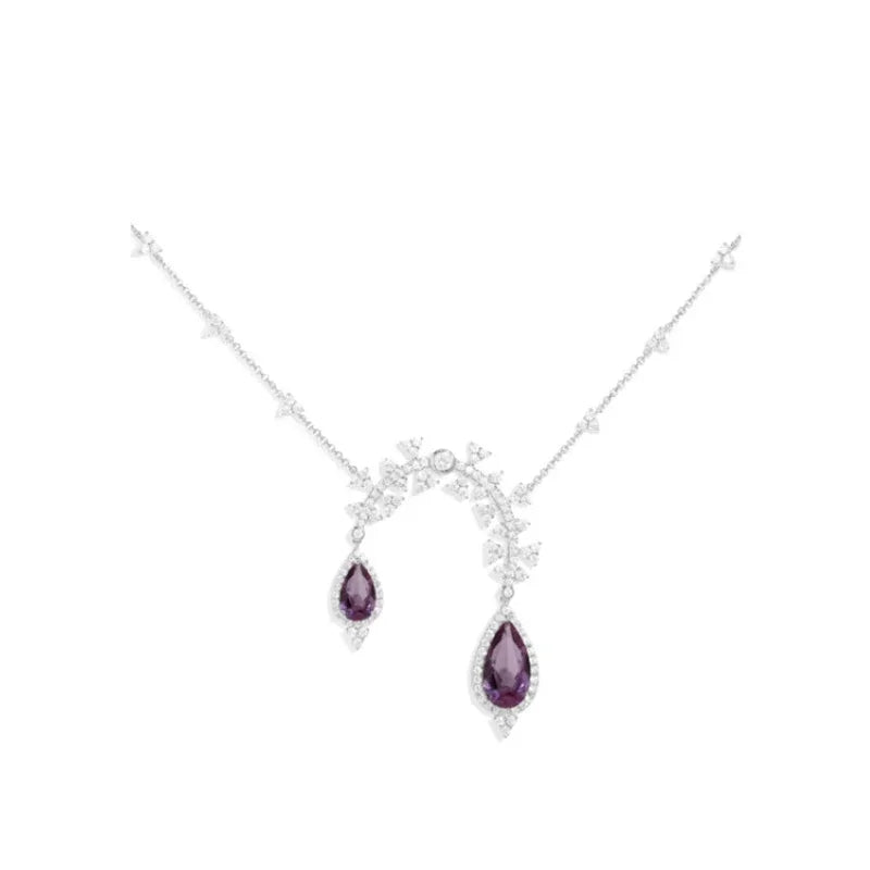 Tejesa LI KI 925 Sterling Silver High Quality 2023 October New Love Color Diamond Earrings Necklace Bracelet Ring Exquisite Jewelry
